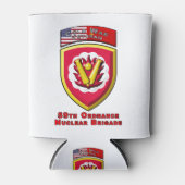 Iconic 59th Ordnance Nuclear Brigade Blikjeskoeler (Voorkant)