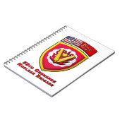 Iconic 59th Ordnance Nuclear Brigade Notitieboek (Linkerzijde)