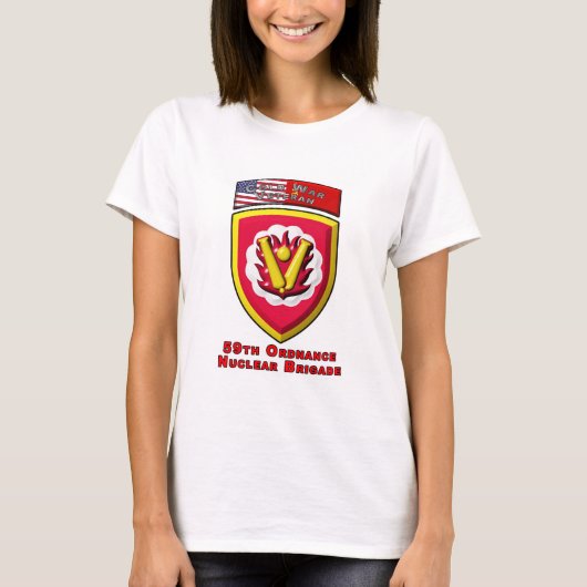 Iconic 59th Ordnance Nuclear Brigade T-shirt (Voorkant)