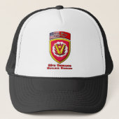 Iconic 59th Ordnance Nuclear Brigade Trucker Pet (Voorkant)
