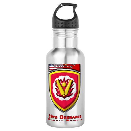 Iconic 59th Ordnance Nuclear Brigade Waterfles (Voorkant)