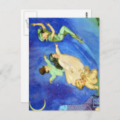 ICONIC-AFBEELDING VAN PETER PAN BRIEFKAART (Voorkant / Achterkant)