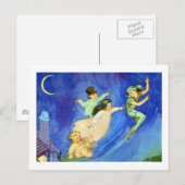 ICONIC-AFBEELDING VAN PETER PAN BRIEFKAART (Voorkant / Achterkant)