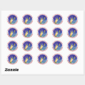 ICONIC-AFBEELDING VAN PETER PAN RONDE STICKER (Vel)
