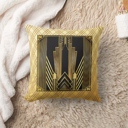 Iconic Art Deco Kussen (Deken)