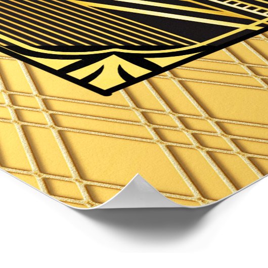 Iconic Art Deco Poster (Hoek)