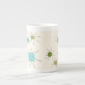 Iconic Atomic Starbursts Bone China Mok (Voorkant)