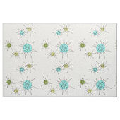Iconic Atomic Starbursts Combed Cotton Fabric Stof (Fat Quarter)