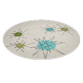 Iconic Atomic Starbursts Cutting Board Snijplank (Hoek)