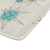 Iconic Atomic Starbursts Cutting Board Snijplank (Hoek)