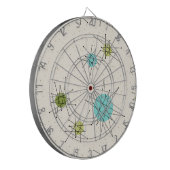 Iconic Atomic Starbursts Dart Board Dartbord (Voorkant Links)