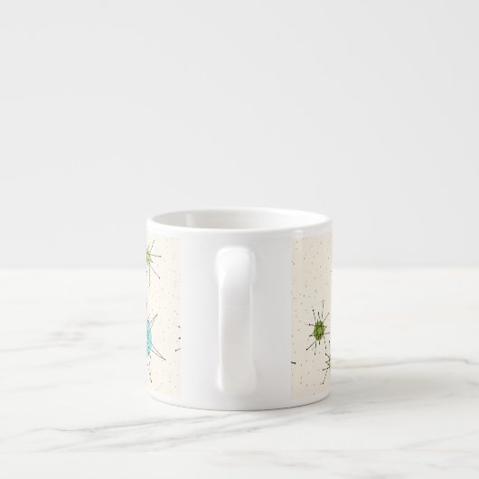 Iconic Atomic Starbursts Espresso Mok (Achterkant)