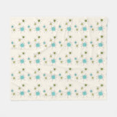 Iconic Atomic Starbursts Fleece Blanket Deken (Voorkant (Horizontaal))