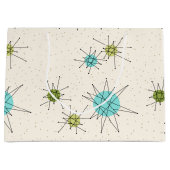 Iconic Atomic Starbursts Gift Bag Groot Cadeauzakje (Voorkant)