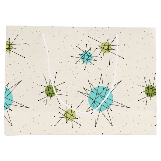 Iconic Atomic Starbursts Gift Bag Groot Cadeauzakje (Achterkant)