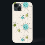 Iconic Atomic Starbursts iPhone 6/6S Case<br><div class="desc">This Iconic Atomic Starbursts iPhone 6/6S Case pattern features iconic atomic starbursts. That's right! The old school, cream colored background with gold speckles is the perfect drop for the vibrant turquoise, soothing celery, and kitschy pear green colored circles. The spots of color are sporadically placed in various sizes with overlaying...</div>