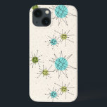 Iconic Atomic Starbursts iPhone 6/6S Case<br><div class="desc">This Iconic Atomic Starbursts iPhone 6/6S Case pattern features iconic atomic starbursts. That's right! The old school, cream colored background with gold speckles is the perfect drop for the vibrant turquoise, soothing celery, and kitschy pear green colored circles. The spots of color are sporadically placed in various sizes with overlaying...</div>