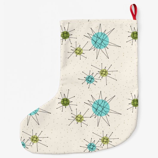 Iconic Atomic Starbursts kerststokken Grote Kerstsok (Achterkant)