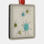 Iconic Atomic Starbursts kerstversiering Metalen Ornament (Rechts)