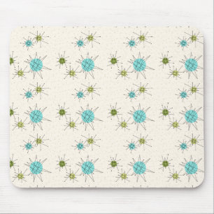 Iconic Atomic Starbursts Mousepad Muismat