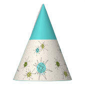 Iconic Atomic Starbursts Party Pet Feesthoedjes (Links)