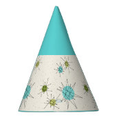 Iconic Atomic Starbursts Party Pet Feesthoedjes (Rechts)