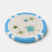 Iconic Atomic Starbursts Poker Chip (Enkel)
