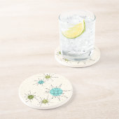 Iconic Atomic Starbursts Sandstone Onderzetter (Zijkant)