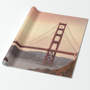 Iconic Bridge Golden Gate San Francisco California Cadeaupapier