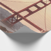 Iconic Bridge Golden Gate San Francisco California Cadeaupapier (Hoek)