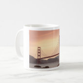 Iconic Bridge Golden Gate San Francisco California Koffiemok (Voorkant links)