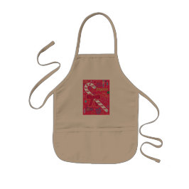 Iconic Candy Cane Kinder Schort