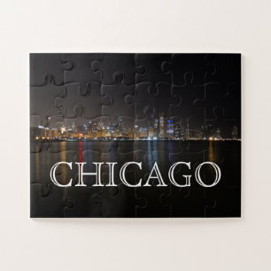 Iconic Chicago Skyline over Lake Michigan Legpuzzel