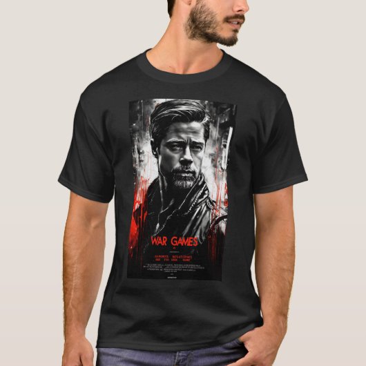 "Iconic Cinema: Black & White Film Scene T-shirts (Voorkant)