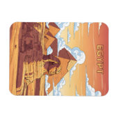 Iconic Egyptian pyramids and sphinx Magneet (Horizontaal)