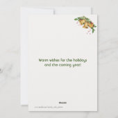 Iconic Elegant Angel op Rockefeller Plaza FLAT Feestdagenkaart (Achterkant)