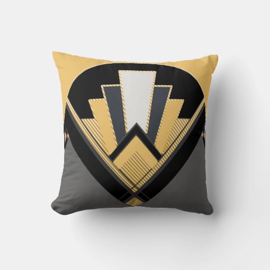 Iconic Fan Art Deco Pillow Kussen (Voorkant)
