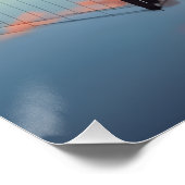 Iconic Forth Bridges Sunset Reflection Art Print  Perfect Poster (Hoek)