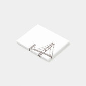 Iconic Golden Gate Bridge Post-it® Notes (Schuin)