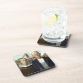 Iconic Grant Wood American Gothic Bier Onderzetter (Rechterzijde)