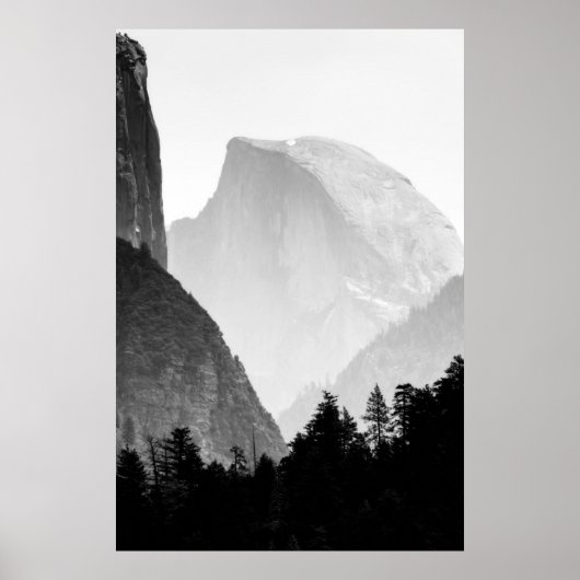 Iconic Half Dome Rock Face | Yosemite Valley Poster (Voorkant)