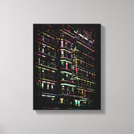 Iconic Hotel Chelsea New York Box Canvas