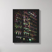 Iconic Hotel Chelsea New York Box Canvas Afdruk (Voorkant)