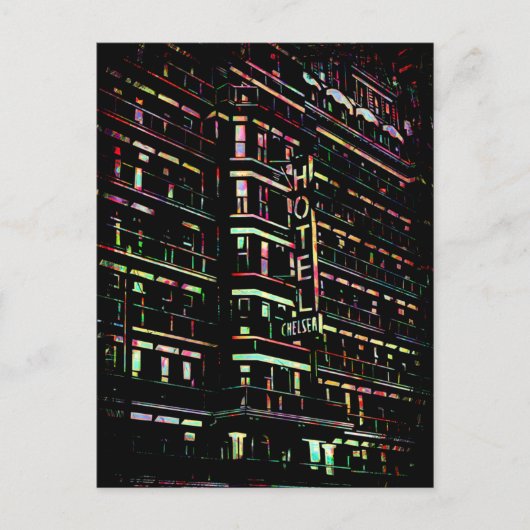 Iconic Hotel Chelsea New York Briefkaart (Voorkant)