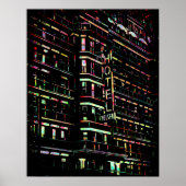 Iconic Hotel Chelsea New York Poster (Voorkant)