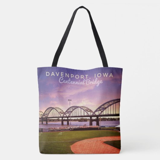 Iconic Iowa Centennial Bridge - Groot Tas (Achterkant)