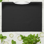 Iconic Keep Calm Crown on Black Theedoek (Gevouwen)