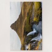 Iconic Kirkjufall Mountain in IJsland Legpuzzel (Verticaal)