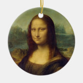 Iconic Leonardo da Vinci Mona Lisa Keramisch Ornament (Voorkant)
