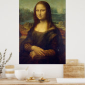 Iconic Leonardo da Vinci Mona Lisa Poster (Keuken)